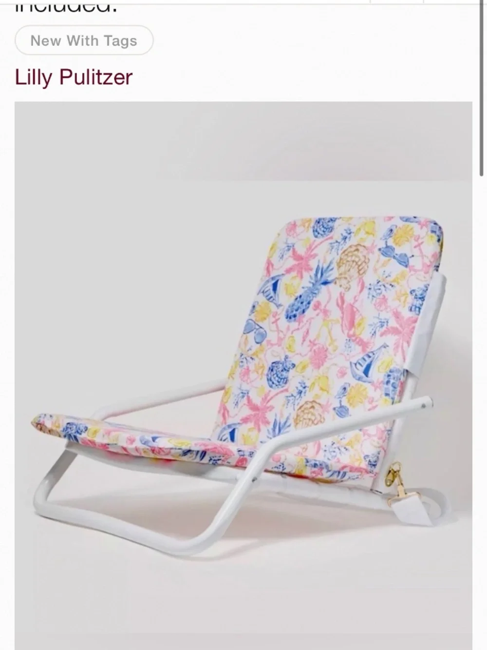 Beach chairs!